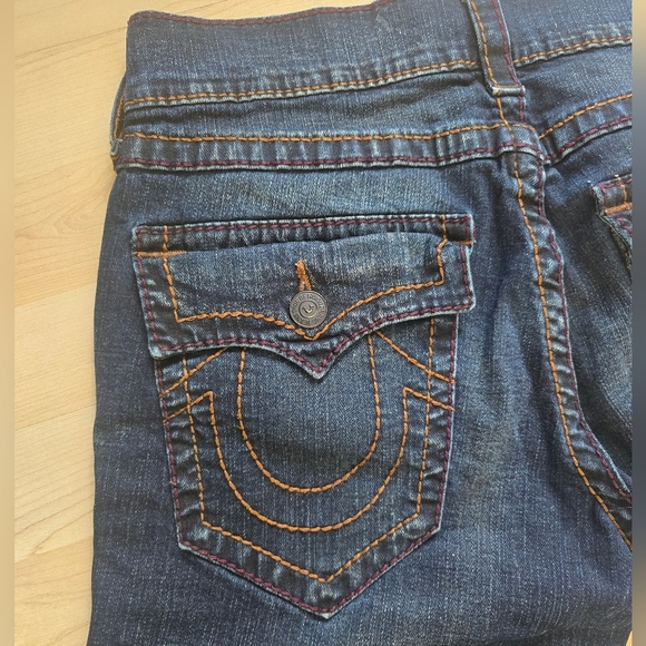 True Religion men's Dark Blue Jeans size 32 - Picture 7 of 11